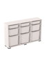 Hanah Home Armario Multiusos Bofi - Blanco